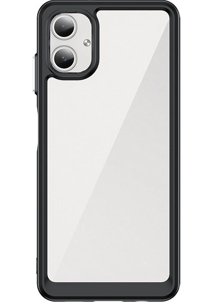 Samsung Galaxy A06 Kılıf, Şeffaf Tasarımlı Darbeye Dayanıklı Telefon Kılıfı, Tampon Hibrit Şeffaf Kapak Samsung Galaxy A06 (Yurt Dışından)