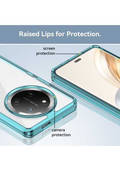 Huawei Honor X60 Pro Kılıf, Şeffaf Tasarımlı Darbeye Dayanıklı Telefon Kılıfı, Tampon Hibrit Şeffaf Kapak Huawei Honor X60 Pro (Yurt Dışından) modelleri