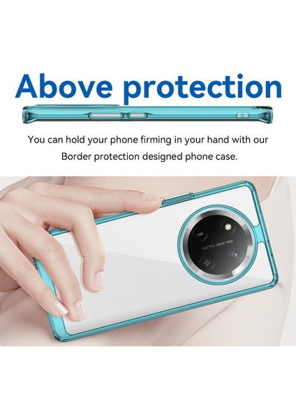 Huawei Honor X60 Pro Kılıf, Şeffaf Tasarımlı Darbeye Dayanıklı Telefon Kılıfı, Tampon Hibrit Şeffaf Kapak Huawei Honor X60 Pro (Yurt Dışından) fırsatları