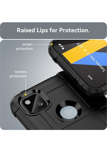 Google Pixel 4A Kılıf, [çizilmeye Dayanıklı] Damla Silikon Tampon Koruma Darbeye Dayanıklı Telefon Kılıfı Kapağı Google Pixel 4A (Yurt Dışından) indirimleri