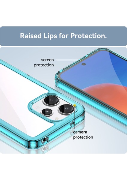 Xiaomi Poco M6 Pro Kılıf, Şeffaf Tasarımlı Darbeye Dayanıklı Telefon Kılıfı, Tampon Hibrit Şeffaf Kapak Xiaomi Poco M6 Pro (Yurt Dışından) fiyatları