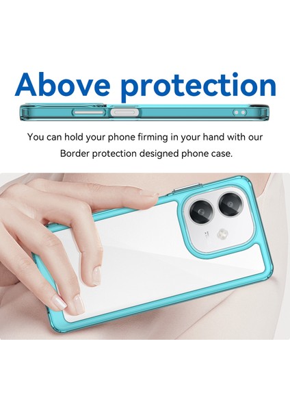 Oppo A60 5g Kılıf, Şeffaf Tasarımlı Darbeye Dayanıklı Telefon Kılıfı, Tampon Hibrit Şeffaf Kapak Oppo A60 5g (Yurt Dışından)