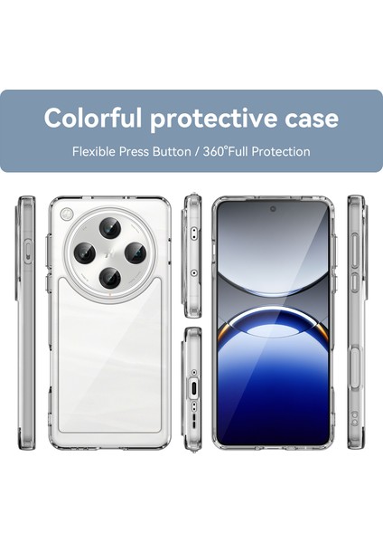 Oppo Find X8 Pro Kılıf, Şeffaf Tasarımlı Darbeye Dayanıklı Telefon Kılıfı, Tampon Hibrit Şeffaf Kapak Oppo Find X8 Pro (Yurt Dışından) fiyatları