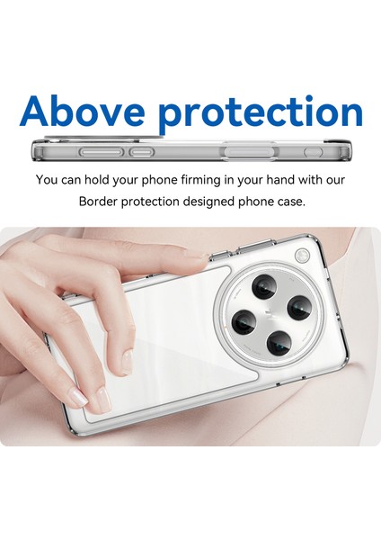 Oppo Find X8 Pro Kılıf, Şeffaf Tasarımlı Darbeye Dayanıklı Telefon Kılıfı, Tampon Hibrit Şeffaf Kapak Oppo Find X8 Pro (Yurt Dışından) indirimleri