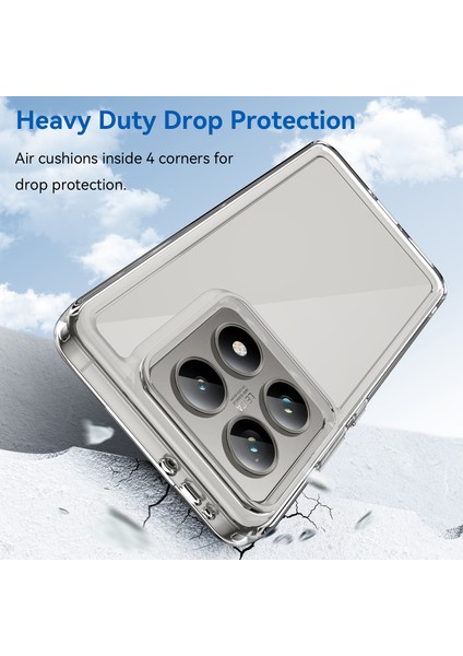 Xiaomi Mi 14 Pro Kılıf, Şeffaf Tasarımlı Darbeye Dayanıklı Telefon Kılıfı, Tampon Hibrit Şeffaf Kapak Xiaomi Mi 14 Pro (Yurt Dışından) indirimleri