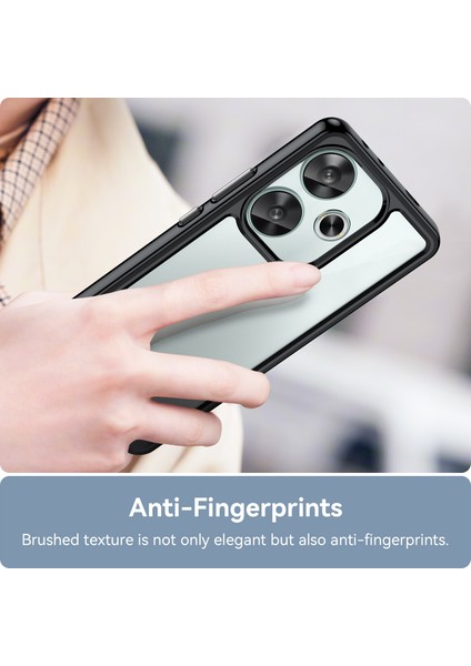 Xiaomi Poco F6 Kılıf, Şeffaf Tasarımlı Darbeye Dayanıklı Telefon Kılıfı, Tampon Hibrit Şeffaf Kapak Xiaomi Poco F6 (Yurt Dışından)
