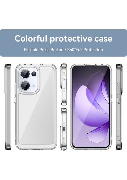 Oppo Reno 13 Kılıf, Şeffaf Tasarımlı Darbeye Dayanıklı Telefon Kılıfı, Tampon Hibrit Şeffaf Kapak Oppo Reno 13 (Yurt Dışından) indirimleri