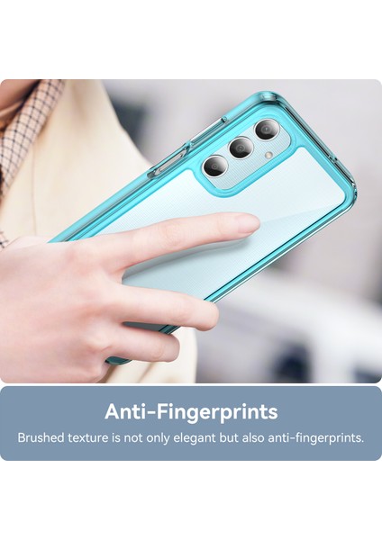 Samsung Galaxy M35 Kılıf, Şeffaf Tasarımlı Darbeye Dayanıklı Telefon Kılıfı, Tampon Hibrit Şeffaf Kapak Samsung Galaxy M35 (Yurt Dışından)