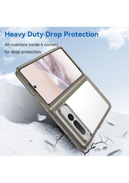 Google Pixel Fold Kılıf, Şeffaf Tasarımlı Darbeye Dayanıklı Telefon Kılıfı, Tampon Hibrit Şeffaf Kapak Google Pixel Fold (Yurt Dışından) modelleri