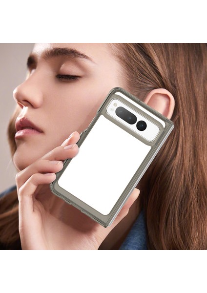 Google Pixel Fold Kılıf, Şeffaf Tasarımlı Darbeye Dayanıklı Telefon Kılıfı, Tampon Hibrit Şeffaf Kapak Google Pixel Fold (Yurt Dışından) fırsatları