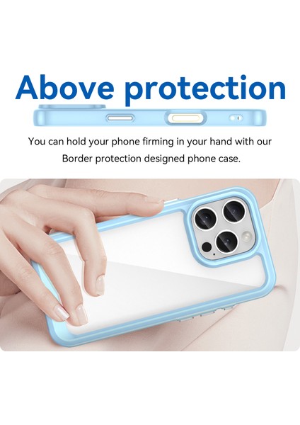 IPhone 16 Pro Kılıf, Şeffaf Tasarımlı Darbeye Dayanıklı Telefon Kılıfı, Tampon Hibrit Şeffaf Kapak IPhone 16 Pro (Yurt Dışından) fiyatları