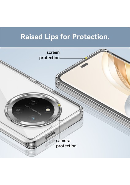 Huawei Honor X9C Kılıf, Şeffaf Tasarımlı Darbeye Dayanıklı Telefon Kılıfı, Tampon Hibrit Şeffaf Kapak Huawei Honor X9C (Yurt Dışından) fırsatları