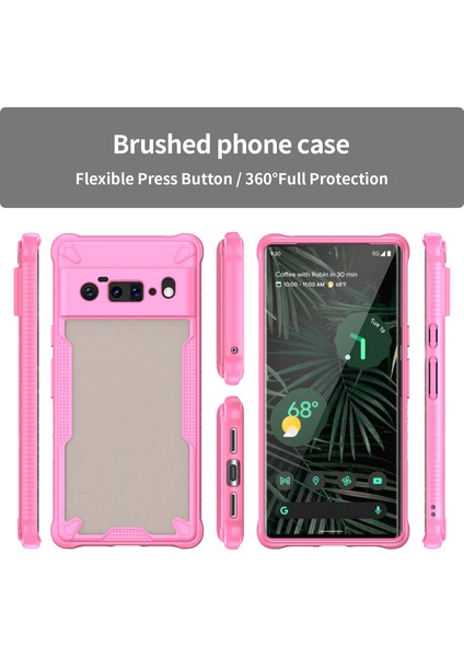 Google Pixel 6 Pro Kılıf, Darbeye Dayanıklı Telefon Tampon Kılıfı, Çizilmez Telefon Kılıfı Kılıfı Google Pixel 6 Pro (Yurt Dışından)