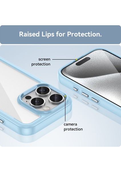IPhone 16 Pro Max Kılıf, Şeffaf Tasarımlı Darbeye Dayanıklı Telefon Kılıfı, Tampon Hibrit Şeffaf Kapak IPhone 16 Pro Max (Yurt Dışından) fırsatları