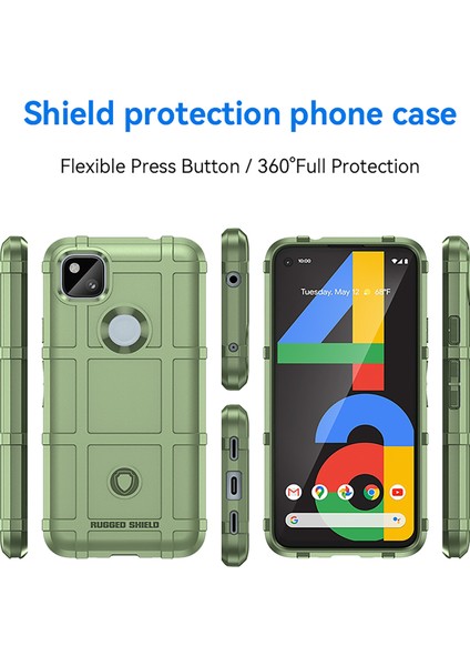 Google Pixel 4A Kılıf, [çizilmeye Dayanıklı] Damla Silikon Tampon Koruma Darbeye Dayanıklı Telefon Kılıfı Kapağı Google Pixel 4A (Yurt Dışından) indirimleri