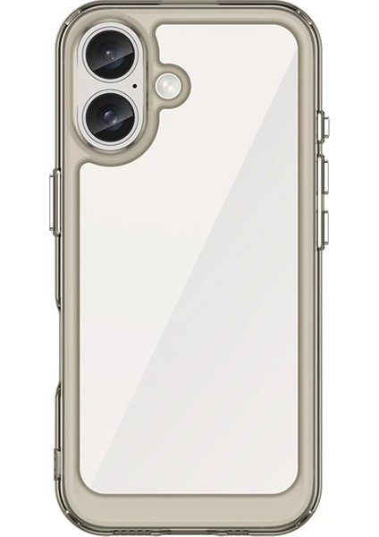 IPhone 16 Kılıf, Şeffaf Tasarımlı Darbeye Dayanıklı Telefon Kılıfı, Tampon Hibrit Şeffaf Kapak IPhone 16 (Yurt Dışından)