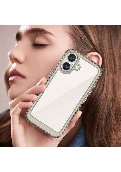 IPhone 16 Kılıf, Şeffaf Tasarımlı Darbeye Dayanıklı Telefon Kılıfı, Tampon Hibrit Şeffaf Kapak IPhone 16 (Yurt Dışından) modelleri