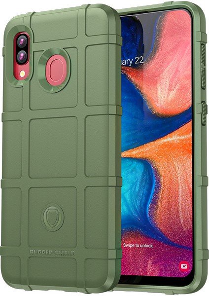 Samsung Galaxy A20S Kılıf, [çizilmeye Dayanıklı] Damla Silikon Tampon Koruma Darbeye Dayanıklı Telefon Kılıfı Kapağı Samsung Galaxy A20S (Yurt Dışından)