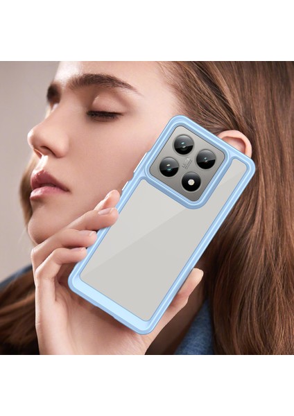 Xiaomi Mi 14T Pro Kılıf, Şeffaf Tasarımlı Darbeye Dayanıklı Telefon Kılıfı, Tampon Hibrit Şeffaf Kapak Xiaomi Mi 14T Pro (Yurt Dışından)