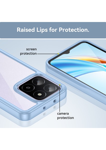 Huawei Honor X8B Kılıf, Şeffaf Tasarımlı Darbeye Dayanıklı Telefon Kılıfı, Tampon Hibrit Şeffaf Kapak Huawei Honor X8B (Yurt Dışından) fırsatları