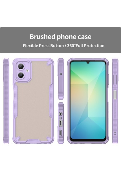 Samsung Galaxy A06 Kılıf, Darbeye Dayanıklı Telefon Tampon Kılıfı, Çizilmez Telefon Kılıfı Kılıfı Samsung Galaxy A06 (Yurt Dışından) modelleri