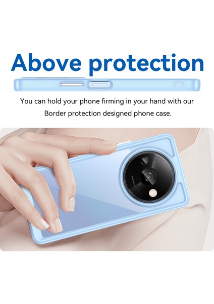 Xiaomi Redmi A3 Kılıf, Şeffaf Tasarımlı Darbeye Dayanıklı Telefon Kılıfı, Tampon Hibrit Şeffaf Kapak Xiaomi Redmi A3 (Yurt Dışından) indirimleri