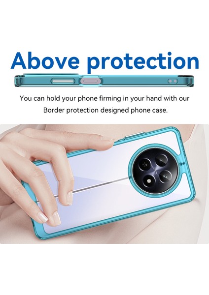 Oppo Realme C65 5g Kılıf, Şeffaf Tasarımlı Darbeye Dayanıklı Telefon Kılıfı, Tampon Hibrit Şeffaf Kapak Oppo Realme C65 5g (Yurt Dışından) indirimleri