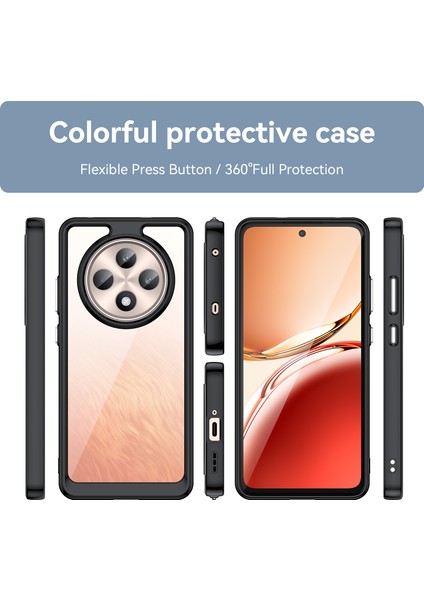 Oppo Reno 12FS 5g Kılıf, Şeffaf Tasarımlı Darbeye Dayanıklı Telefon Kılıfı, Tampon Hibrit Şeffaf Kapak Oppo Reno 12FS 5g (Yurt Dışından) fiyatları