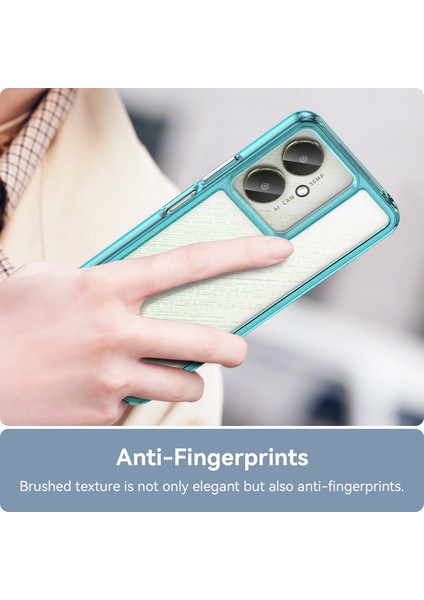 Xiaomi Poco C65 Kılıf, Şeffaf Tasarımlı Darbeye Dayanıklı Telefon Kılıfı, Tampon Hibrit Şeffaf Kapak Xiaomi Poco C65 (Yurt Dışından)
