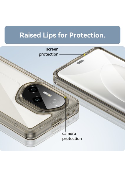 Huawei Honor 300 Ultra Kılıf, Şeffaf Tasarımlı Darbeye Dayanıklı Telefon Kılıfı, Tampon Hibrit Şeffaf Kapak Huawei Honor 300 Ultra (Yurt Dışından) indirimleri