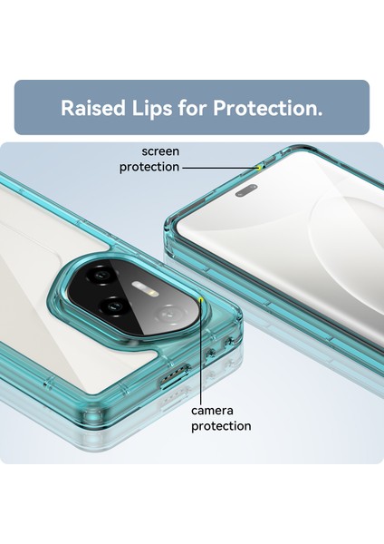 Huawei Honor 300 Ultra Kılıf, Şeffaf Tasarımlı Darbeye Dayanıklı Telefon Kılıfı, Tampon Hibrit Şeffaf Kapak Huawei Honor 300 Ultra (Yurt Dışından) fırsatları