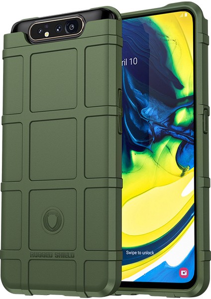 Samsung Galaxy A80 Kılıf, [çizilmeye Dayanıklı] Damla Silikon Tampon Koruma Darbeye Dayanıklı Telefon Kılıfı Kapağı Samsung Galaxy A80 (Yurt Dışından)