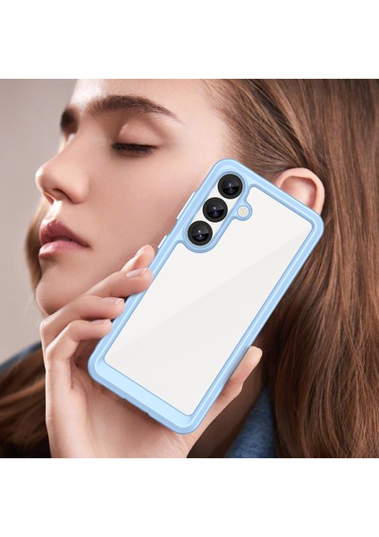 Samsung Galaxy S25 Plus Kılıf, Şeffaf Tasarımlı Darbeye Dayanıklı Telefon Kılıfı, Tampon Hibrit Şeffaf Kapak Samsung Galaxy S25 Plus (Yurt Dışından)