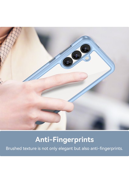 Samsung Galaxy S25 Plus Kılıf, Şeffaf Tasarımlı Darbeye Dayanıklı Telefon Kılıfı, Tampon Hibrit Şeffaf Kapak Samsung Galaxy S25 Plus (Yurt Dışından)