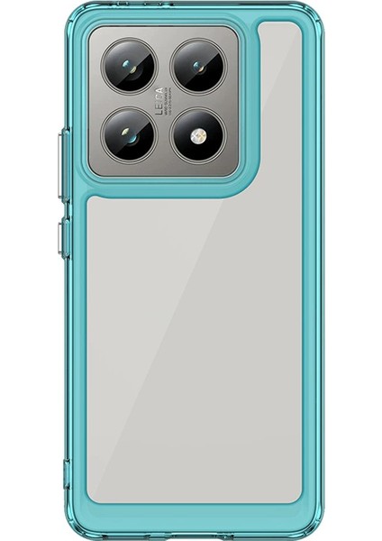 Xiaomi Mi 14T Kılıf, Şeffaf Tasarımlı Darbeye Dayanıklı Telefon Kılıfı, Tampon Hibrit Şeffaf Kapak Xiaomi Mi 14T (Yurt Dışından)