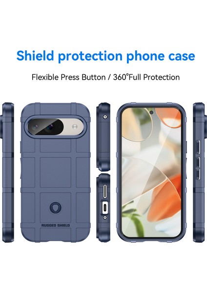 Google Pixel 9 Pro Kılıf, [çizilmeye Dayanıklı] Damla Silikon Tampon Koruma Darbeye Dayanıklı Telefon Kılıfı Kapağı Google Pixel 9 Pro (Yurt Dışından) fırsatları