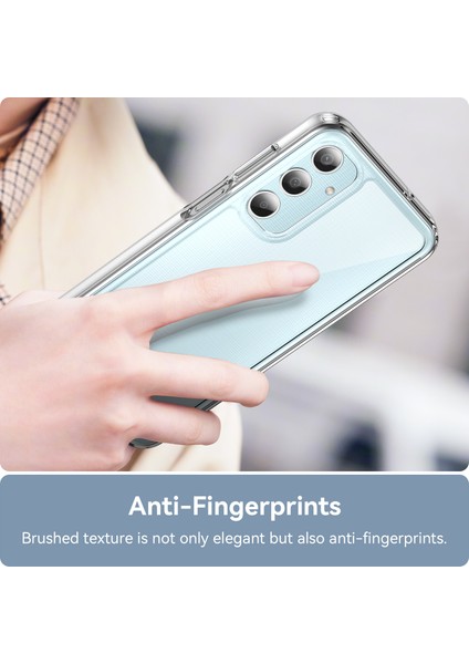 Samsung Galaxy M35 Kılıf, Şeffaf Tasarımlı Darbeye Dayanıklı Telefon Kılıfı, Tampon Hibrit Şeffaf Kapak Samsung Galaxy M35 (Yurt Dışından)