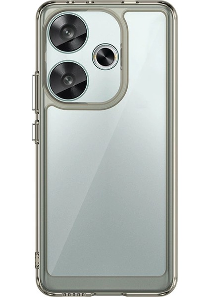 Xiaomi Poco F6 Kılıf, Şeffaf Tasarımlı Darbeye Dayanıklı Telefon Kılıfı, Tampon Hibrit Şeffaf Kapak Xiaomi Poco F6 (Yurt Dışından)
