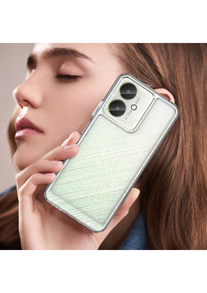 Xiaomi Redmi 13C 5g Kılıf, Şeffaf Tasarımlı Darbeye Dayanıklı Telefon Kılıfı, Tampon Hibrit Şeffaf Kapak Xiaomi Redmi 13C 5g (Yurt Dışından)