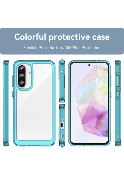 Samsung Galaxy A36 5g Kılıf, Şeffaf Tasarımlı Darbeye Dayanıklı Telefon Kılıfı, Tampon Hibrit Şeffaf Kapak Samsung Galaxy A36 5g (Yurt Dışından)