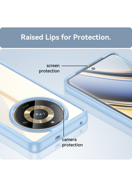 Oppo Realme Narzo 60 Pro 5g Kılıf, Şeffaf Tasarımlı Darbeye Dayanıklı Telefon Kılıfı, Tampon Hibrit Şeffaf Kapak Oppo Realme Narzo 60 Pro 5g (Yurt Dışından) fiyatları