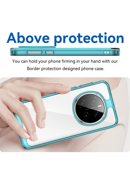 Huawei Honor Magic 7 Kılıf, Şeffaf Tasarımlı Darbeye Dayanıklı Telefon Kılıfı, Tampon Hibrit Şeffaf Kapak Huawei Honor Magic 7 (Yurt Dışından)