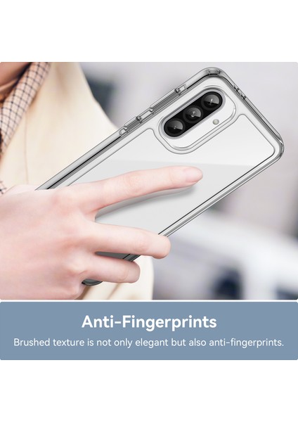 Samsung Galaxy A56 5g Kılıf, Şeffaf Tasarımlı Darbeye Dayanıklı Telefon Kılıfı, Tampon Hibrit Şeffaf Kapak Samsung Galaxy A56 5g (Yurt Dışından)