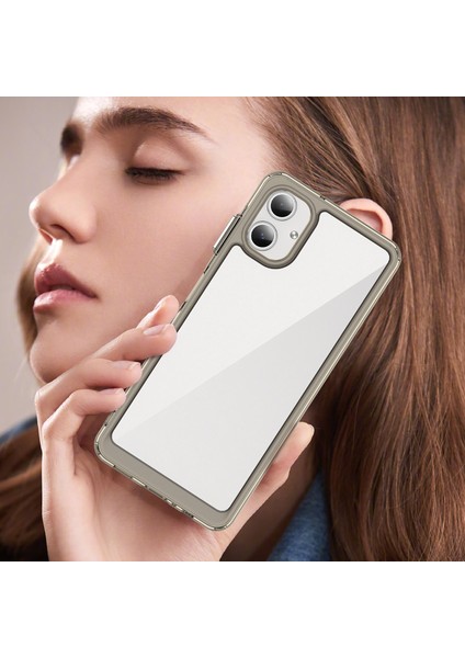 Samsung Galaxy A06 Kılıf, Şeffaf Tasarımlı Darbeye Dayanıklı Telefon Kılıfı, Tampon Hibrit Şeffaf Kapak Samsung Galaxy A06 (Yurt Dışından)