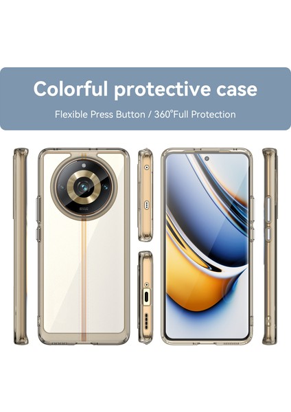 Oppo Realme Narzo 60 Pro 5g Kılıf, Şeffaf Tasarımlı Darbeye Dayanıklı Telefon Kılıfı, Tampon Hibrit Şeffaf Kapak Oppo Realme Narzo 60 Pro 5g (Yurt Dışından) fiyatları