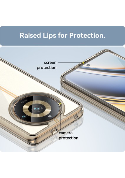 Oppo Realme Narzo 60 Pro 5g Kılıf, Şeffaf Tasarımlı Darbeye Dayanıklı Telefon Kılıfı, Tampon Hibrit Şeffaf Kapak Oppo Realme Narzo 60 Pro 5g (Yurt Dışından) modelleri