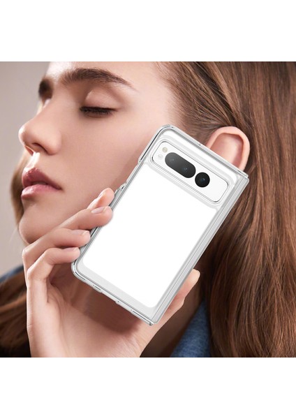 Google Pixel Fold Kılıf, Şeffaf Tasarımlı Darbeye Dayanıklı Telefon Kılıfı, Tampon Hibrit Şeffaf Kapak Google Pixel Fold (Yurt Dışından) fiyatları
