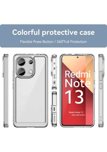Xiaomi Redmi Note 13 Pro 5g Kılıf, Şeffaf Tasarımlı Darbeye Dayanıklı Telefon Kılıfı, Tampon Hibrit Şeffaf Kapak Xiaomi Redmi Note 13 Pro 5g (Yurt Dışından) fiyatları