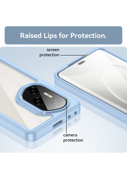 Huawei Honor 300 Ultra Kılıf, Şeffaf Tasarımlı Darbeye Dayanıklı Telefon Kılıfı, Tampon Hibrit Şeffaf Kapak Huawei Honor 300 Ultra (Yurt Dışından) fırsatları