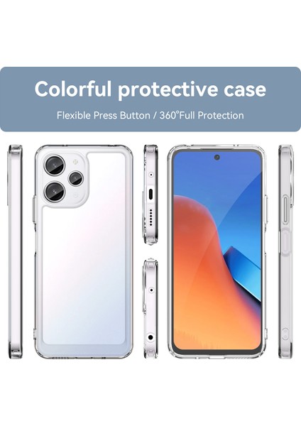 Xiaomi Poco M6 Pro 4g Kılıf, Şeffaf Tasarımlı Darbeye Dayanıklı Telefon Kılıfı, Tampon Hibrit Şeffaf Kapak Xiaomi Poco M6 Pro 4g (Yurt Dışından) modelleri